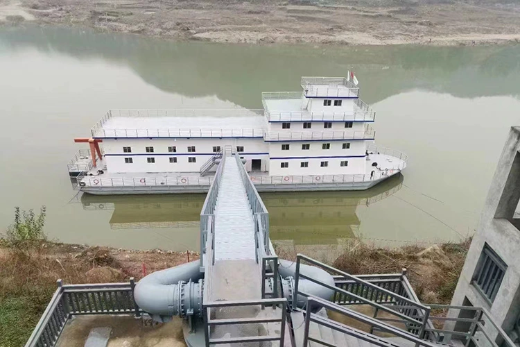 Vùng nước có trạm bơm dao động mực nước lớn